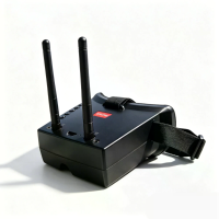 SLONWA FPV Goggles 3 inch 5,8GHz 56CH Ultra Low Latency DVR FPV headset 480×320 Dual antenna ingebouwde microfoon TF kaa