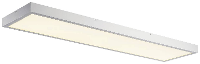 SLV 1003054 PANEL LED plafondlamp LED vast ingebouwd 40 W Grijs
