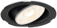 SLV 1007090 UNIVERSAL DOWNLIGHT LED inbouwlamp LED 8 W Zwart