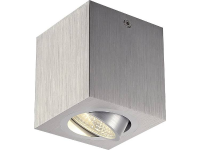 SLV 113946 Triledo Square CL LED opbouwlamp Energielabel: LED 6 W Warm wit Aluminium (geborsteld)
