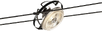 SLV 12V kabelsysteem lamp G53 Zwart