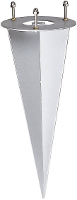 SLV 228722 Grondspies 370 mm Zilver grijs