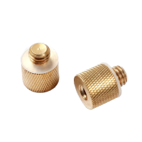 SmallRig 1069 1/4 inch vrouwelijk naar 3/8 inch mannelijk statief schroefdraad messing schroefadapter (2 st per verpakki