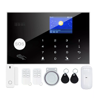 SmartHome GSM WiFi Draadloos Alarm Systeem Anti sabotage Real time Meldingen Tuya APP Afstandsbediening 100 meter Bereik