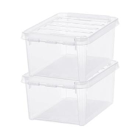 SmartStore Stevige Opbergbox 8L Set van 2   34x25x16cm