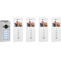 Smartwares DIC 22142 Video intercom systeem voor 4 appartementen