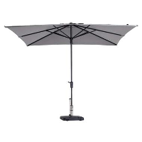 Madison parasol Syros   lichtgrijs   280x280 cm