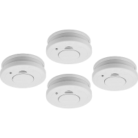 Smartwares RM250/4 Rookmelder 4 pack Vervangbare batterij, 4 stuks