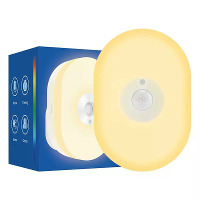 2 In 1 Tuya Slimme WiFi LED Nachtlamp PIR Beweging Sensor EU/VS/UK Stekker Inplugbare Wandlamp Warm Witte Verlichting Ti