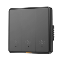 Smatrul Tuya WiFi Slimme 10G Mensenradar Bewegingssensor Schakelaar voor Wandverlichting 2 in 1 Nuldraad & Geen Nuldraad