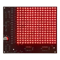SMD Dot Matrix Advertentiescherm Kit 256 LED 5V DC Voorgeprogrammeerde Microcontroller DIY Elektronica Rijen Scanning PC