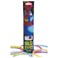 2X stuks Glow in the dark breeklicht armbandjes 20 cm   Carnaval feestartikelen   Neon party