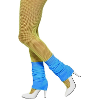 Beenwarmers   Blauw   jaren 80   retro   fitness