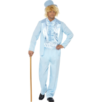 Smiffys Blauw jaren 90 fun smoking voor heren
