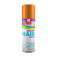 Carnaval haarverf   oranje   spuitbus   125 ml   haarspray