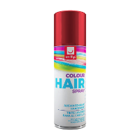 Carnaval haarverf   rood   spuitbus   125 ml   haarspray