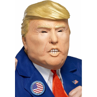 Carnaval verkleed Donald Trump masker   latex   volwassenen