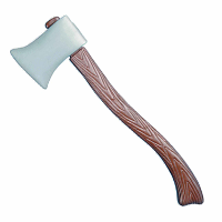 Carnaval verkleed hakbijl   plastic   59 cm   volwassenen   gereedschap/wapen