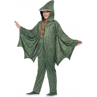 Carnaval verkleed kostuum dinosaurus   kinderen   onesie pak   groen
