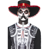 Day of the Dead Halloween schmink set El Senor   volwassenen   complete set
