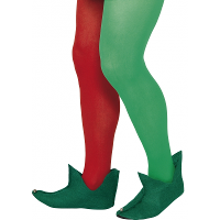 Elfen schoenen   groen   volwassenen   kerstaccessoires   elfenschoentjes