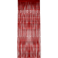 Folie deurgordijn versiering   rood   244 x 91 cm   glitter and glamour wanden