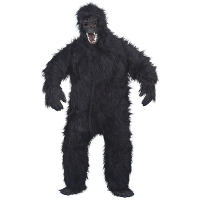 Gorilla apen verkleed kostuum/ dierenpak   zwart   voor volwassenen