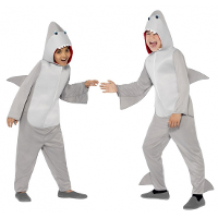 Haaien onesie kostuum   kinderen   haaienpak   verkleedkleding haai   Carnavalskleding