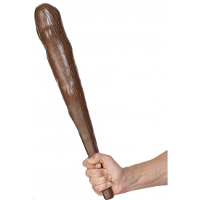 Holbewoner knots   45 cm   bruin   kunststof   verkleedaccessoires caveman