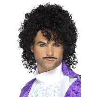 Jaren 80 popster purple rain man   verkleed set   carnaval   muzikant   heren