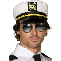 Kapitein pet   one size   volwassenen   maritiem thema   carnaval