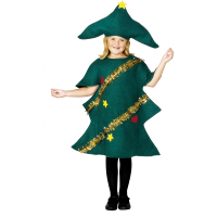 Smiffys Kerstboom kostuum   groen   kinderen   polyester   kerst verkleedkleding