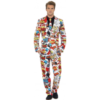 Kostuum carnaval comic strip heren