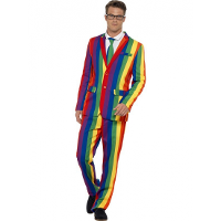 Smiffys Kostuum carnaval regenboog heren