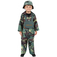Smiffys Paratrooper soldaten leger verkleedkleding kostuum   groen   kinderen   stoer   Army