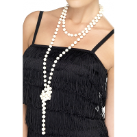 Parelketting   180 cm   dames   Charleston   Jaren 20   Carnaval   verkleed accessoire