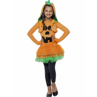Pompoen kostuum   tutu jurkje   oranje   voor meisjes   Halloween verkleedkleding