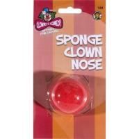 Smiffys Rode clown neus   van foam   voor volwassenen