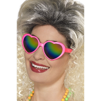 Roze hartjes verkleed bril   voor volwassenen   Feestbrillen   party brillen   foute party