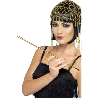Sigarettenpijpje   goud   uitschuifbaar   Charleston   roaring twenties   jaren 20
