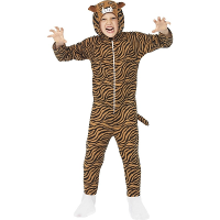 Smiffy's Tijger Kostuum   onesie   kinderen   dierenpak   verkleedkleding   dieren