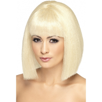Smiffys Verkleed Korte blonde damespruik EVA