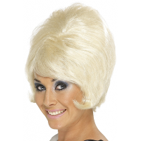 Smiffys Verkleed pruik   Jaren 60   blond   dames   60s   damespruik
