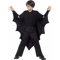 Smiffys verkleedkleding Cape   vleermuis vleugels   vampier   zwart   voor kinderen