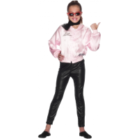 Verkleedkleding Grease Pink Lady jasje voor meisjes