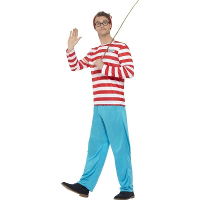 Waar is Wally kostuum   heren   polyester   Wally verkleedkleding   Carnavalskleding