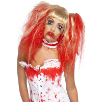 Smiffys Zombie damespruik met staarten