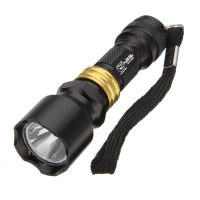 Smiling Shark Ss Mrv 3w Led Mini Flashlight Waterproof Torch 1*aaa