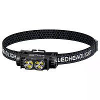 TD 0193 USB Oplaadbare Hoofdlamp met Magnetische Handsfree Koplamp 6 LED Helder Kijker 1200mAh Batterijweergave & Verste