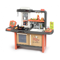 Smoby Kids Restaurant keuken Keuken | Bartafeltje | Kassagedeelte met besteltoonbank en eetcounter
